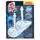 Wc Net - Tavoletta Style Active, Detergente Igienizzante Solido per WC, Blue Sensation, 2 Pezzi